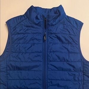 Women's Blue Puffer Vest